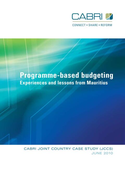 Report 2010 Cabri Capable Finance Ministries Budget Practices And Reforms English Cabri Budget Practices And Reforms   Mauritius