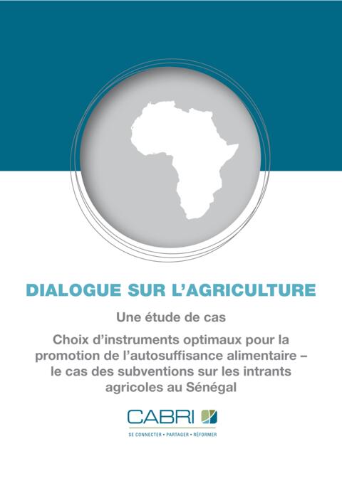 Case Study 2013 Cabri Value For Money Agriculture 1St Dialogue French Senegal Case Study French