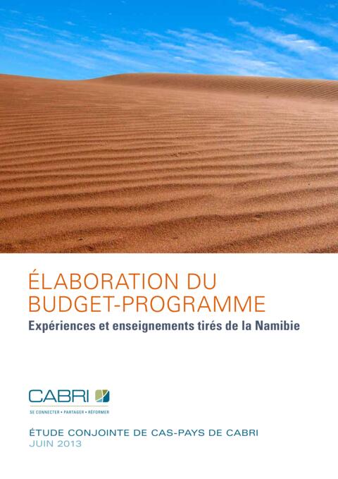 Report 2013 Cabri Capable Finance Ministries Budget Practices And Reforms French Cabri Elaboration Du Budget Programme  Namibie