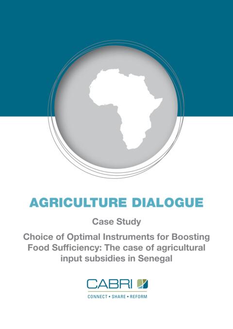 Report 2013 Cabri Value For Money Agriculture 1St Dialogue English Senegal Case Study Agriculture