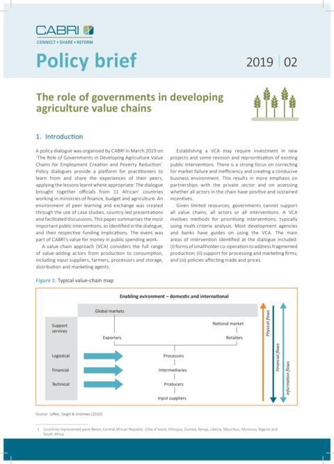 Agriculture  VCA Policy Brief  Eng  FA  Print