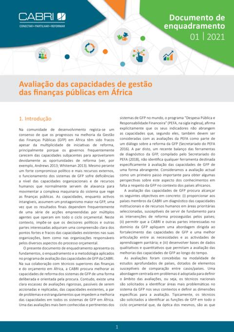 Avaliação Das Capacidades De Gestão Das Finanças Públicas Em África