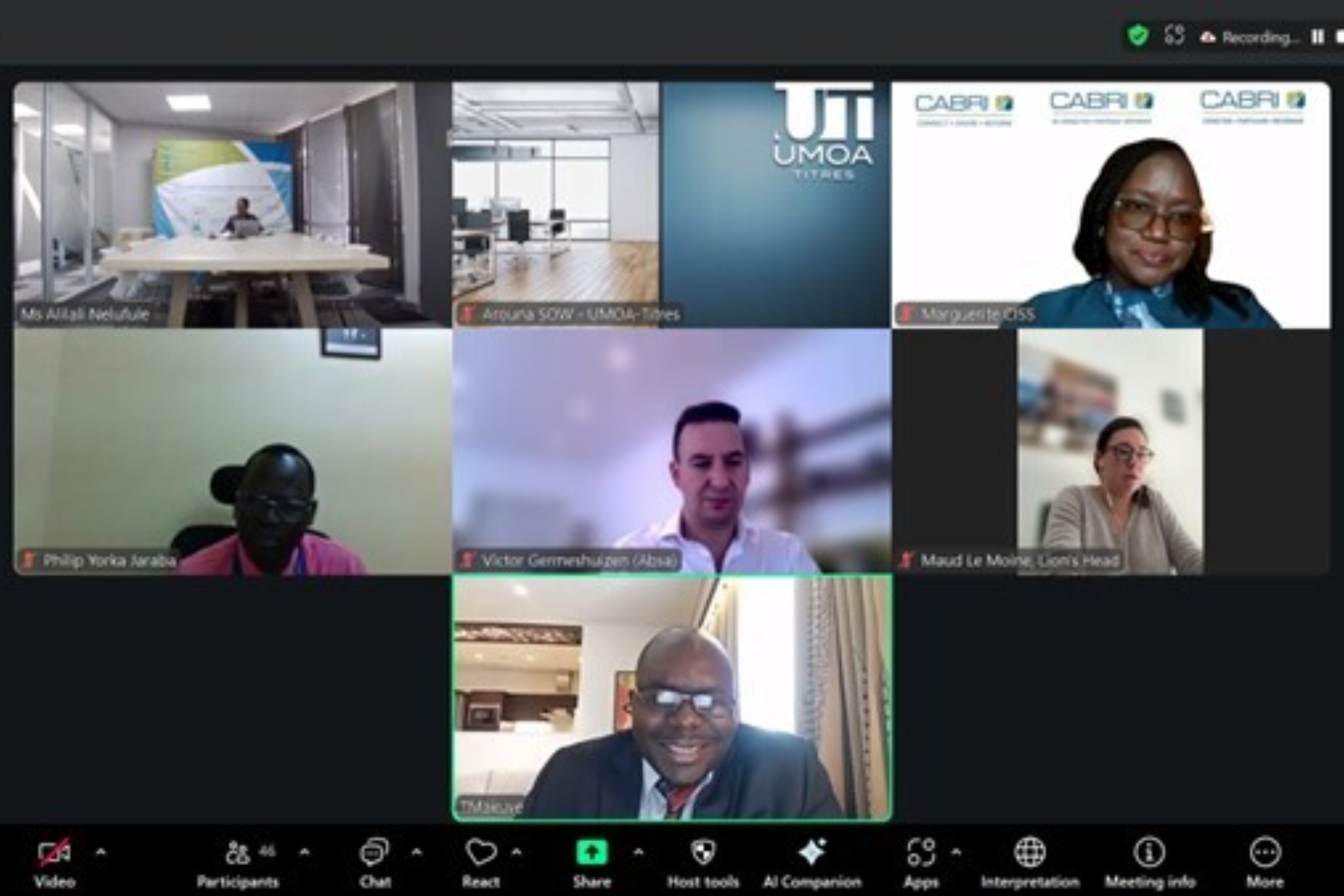 10th CABRI network engagement with PD Ms in Africa