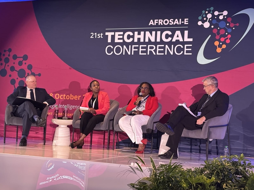 Winnie at AFROSAI E Conference 2026