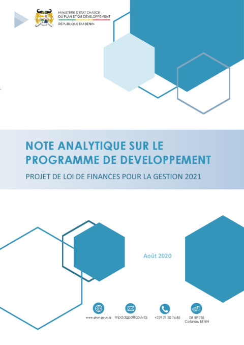 Benin 2021 Approval External Budget Proposal Ministry Of Economy And Finance ECOWASCEN SAD French 6387f4