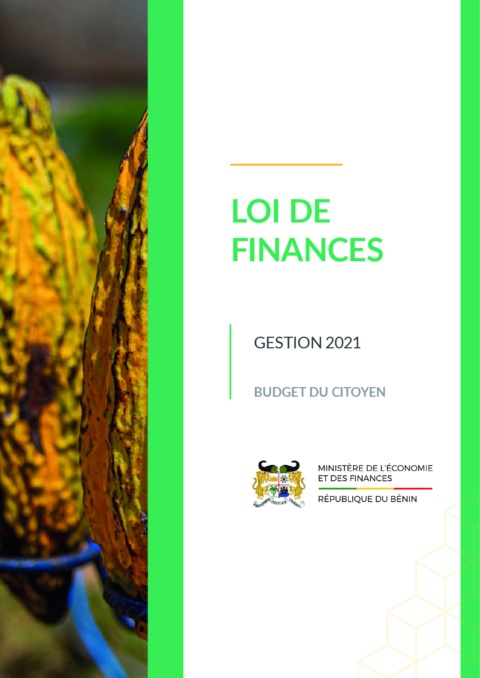 Benin 2021 Approval External Enacted Budget Ministry Of Economy And Finance ECOWASCEN SAD French 180e3c