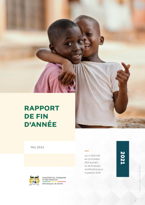 Benin 2021 Execution External Year End Report Ministry Of Economy And Finance ECOWASCEN SAD French 796878