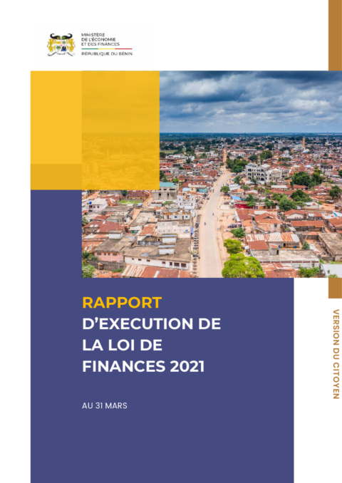 Benin 2021 Execution External Year End Report Ministry Of Economy And Finance ECOWASCEN SAD French ca8331