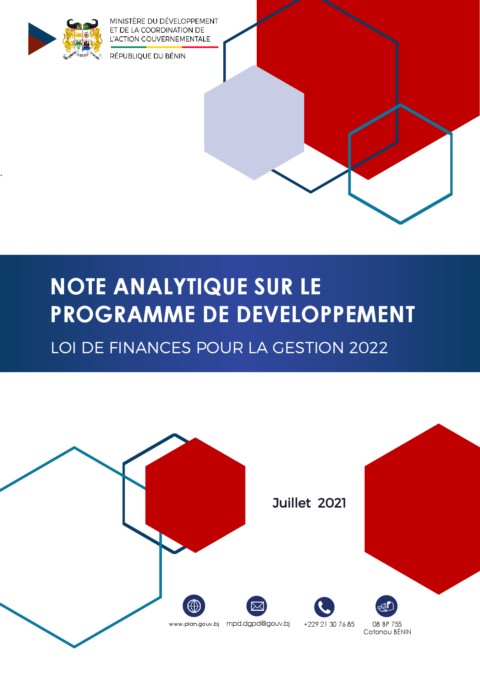Benin 2022 Formulation External Budget Framework Ministry Of Economy And Finance ECOWASCEN SAD French 5ce53f