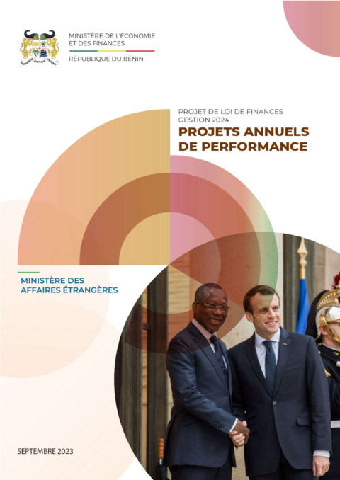 Benin 2024 Approval External Budget Proposal Ministry Of Economy And Finance ECOWASCEN SAD French 6397d9