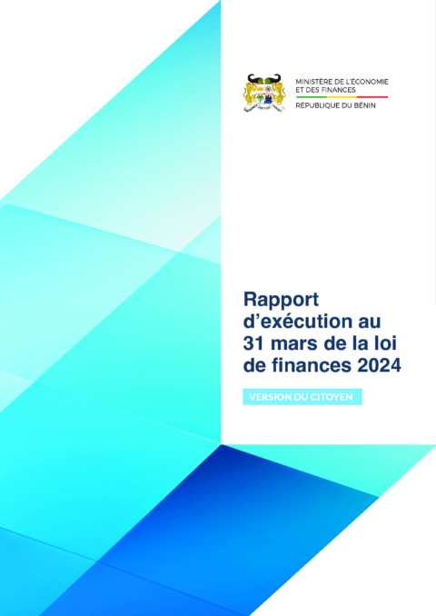 Benin 2024 Execution External In Year Report National Budget Benin ECOWASCEN SAD French 56f829