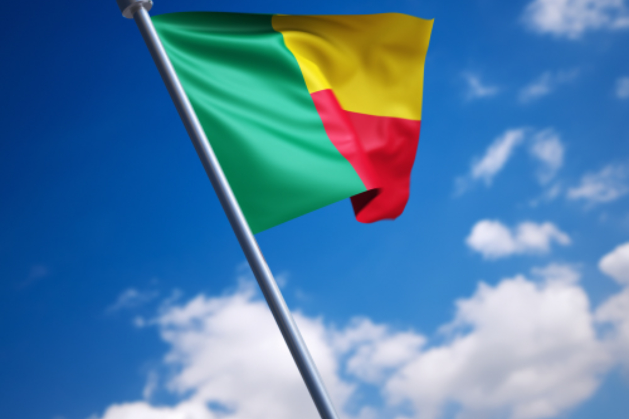 Benin flag for budget management