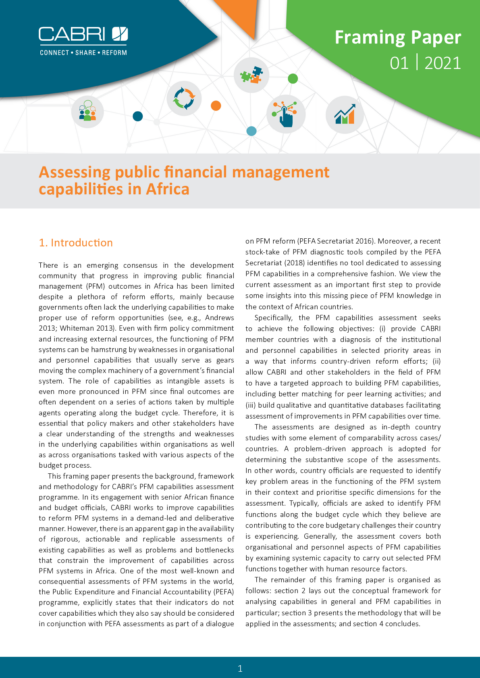 Assessing Public Financial Management Capabilities In Africa