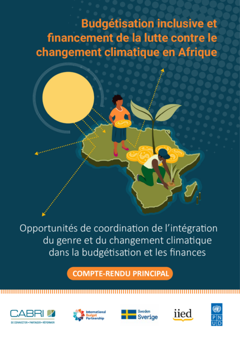 Opportunités de coordination de l'intégration du genre et du changement climatique dans la budgétisation et les finances