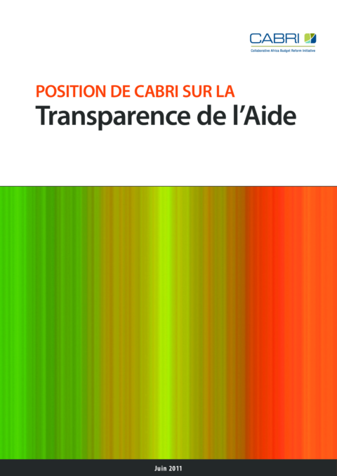 Policy Brief 2011 Cabri Transparency And Accountability Use Of Country Systems French Cabri Position On Aid Transparency French