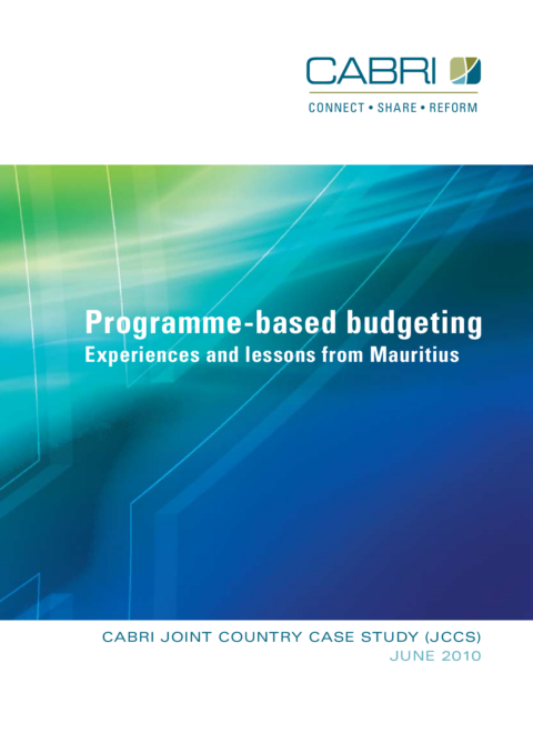 Report 2010 Cabri Capable Finance Ministries Budget Practices And Reforms English Cabri Budget Practices And Reforms   Mauritius