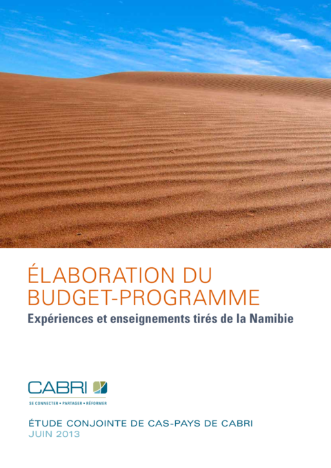 Report 2013 Cabri Capable Finance Ministries Budget Practices And Reforms French Cabri Elaboration Du Budget Programme  Namibie