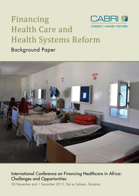 Seminar Paper 2015 Cabri Value For Money Health English 3 1Cabri Financing Healthcare And Health Systems Reform Engl