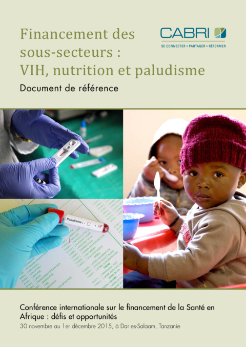 Seminar Paper 2015 Cabri Value For Money Health French 3 2Cabri Financing Subsectors Hiv Nutrition And Malaria French