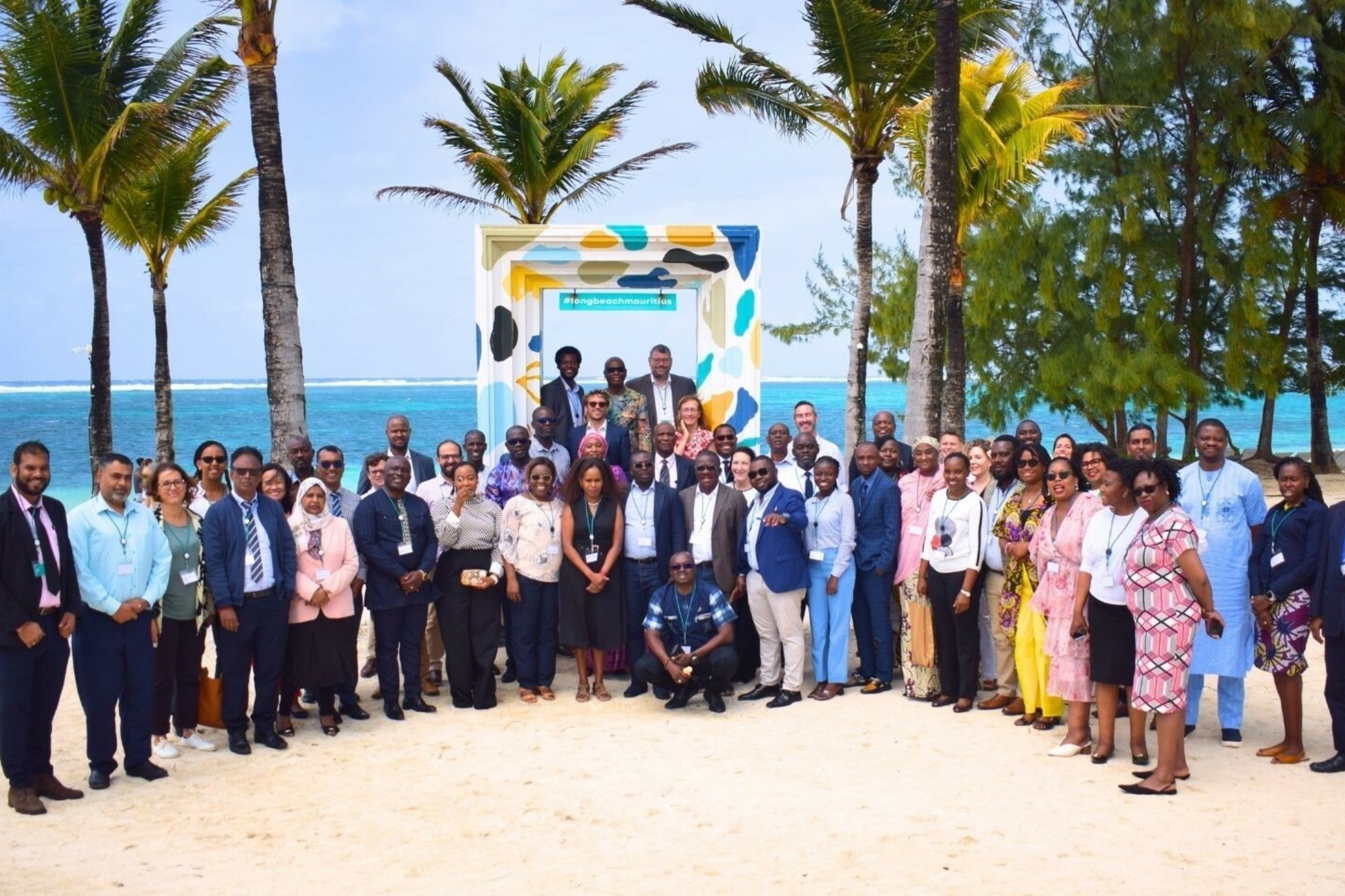 Group photo Policy dialogue health Mauritius