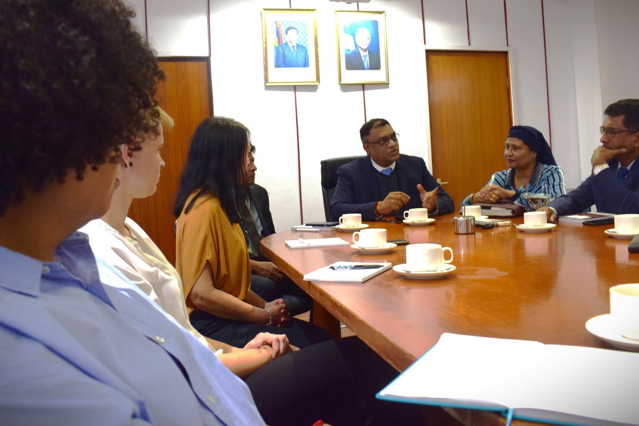 Mauritius Ministry of Finance meeting