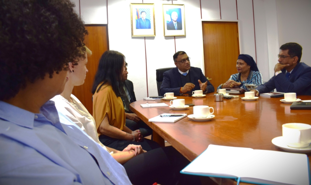 Mauritius Ministry of Finance meeting