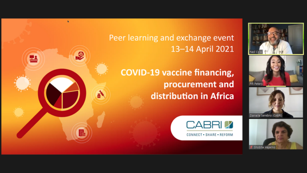 Peer-learning and exchange on 'COVID-19 vaccine financing